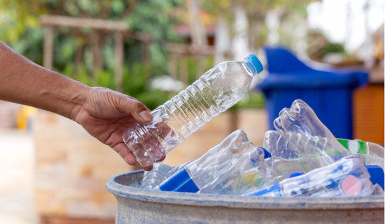 recycler une bouteille